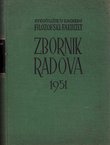 Zbornik radova Filozofskog fakulteta u Zagrebu I/1951