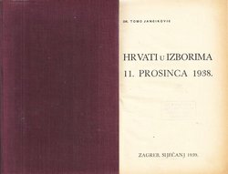Hrvati u izborima 11. prosinca 1938.