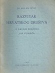 Razvitak hrvatskog društva u drugoj polovici XIX. stoljeća
