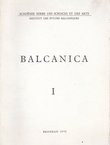 Balcanica I/1970