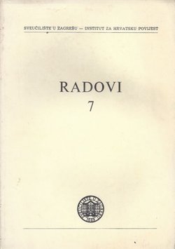 Radovi Instituta za hrvatsku povijest 7/1975