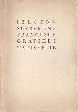 Izložba suvremene francuske grafike i tapiserije
