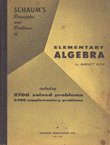 Schaum's Principles and Problems of Elementary Algebra