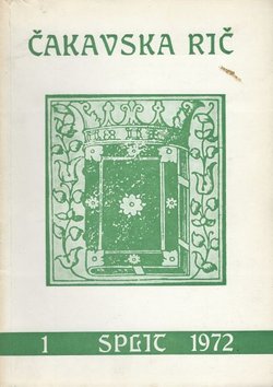 Čakavska rič 1/1972