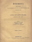 Acta Keglevichiana. Annorum 1322.-1527.
