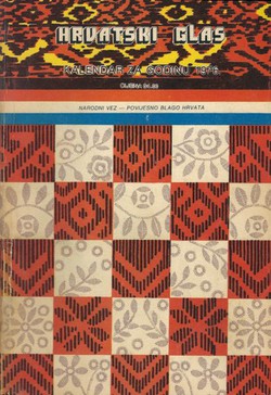 Hrvatski glas. Kalendar za godinu 1976