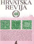 Hrvatska revija 40/4/1990