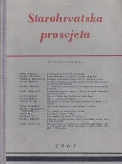 Starohrvatska prosvjeta, III. serija 8-9/1963