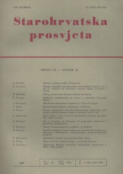 Starohrvatska prosvjeta, III. serija 16/1987