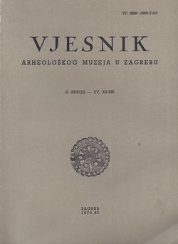 Vjesnik Arheološkog muzeja u Zagrebu, 3. serija, XII-XIII/1979-80