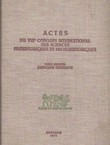 Actes du VIIIe Congres international des sciences prehistoriques et protohistoriques I. Rapport generaux