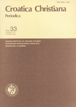 Croatica Christiana Periodica 33/1994