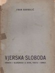 Vjerska sloboda Hrvata i Slovenaca u Istri, Trstu i Gorici