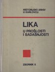 Lika u prošlosti i sadašnjosti