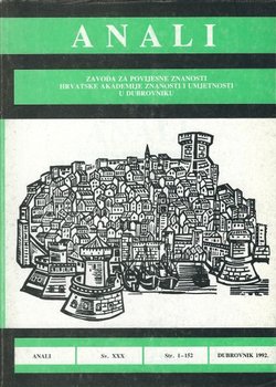 Anali Zavoda za povijesne znanosti HAZU u Dubrovniku XXX/1992