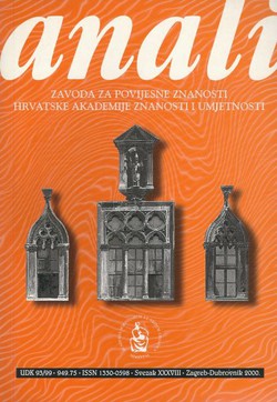 Anali Zavoda za povijesne znanosti HAZU u Dubrovniku XXXVIII/2000