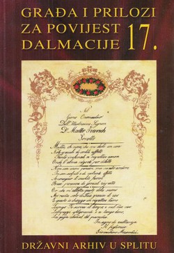 Građa i prilozi za povijest Dalmacije 17/2001