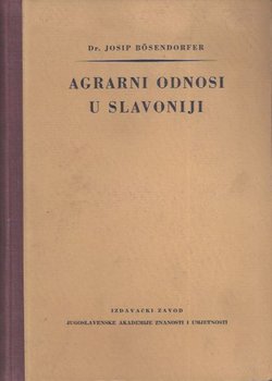 Agrarni odnosi u Slavoniji