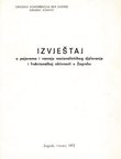 Izvještaj o pojavama i razvoju nacionalističkog djelovanja i frakcionaškoj aktivnosti u Zagrebu