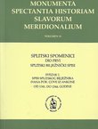 Splitski spomenici 1/I. Spisi splitskog bilježnika Ivana pok. Cove iz Ankone od 1341. do 1344.