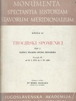 Trogirski spomenici I/2. Zapisci pisarne općine trogirske od 31. I. 1274 do 1. IV. 1294