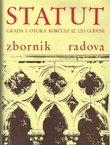 Statut grada i otoka Korčule iz 1214. godine. Zbornik radova