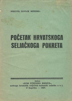 Početak hrvatskoga seljačkoga pokreta
