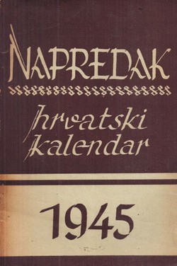 Napredak. Hrvatski narodni kalendar 35/1945