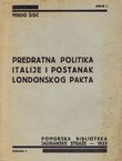 Predratna politika Italije i postanak Londonskog pakta (1870-1915)