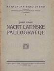 Nacrt latinske paleografije