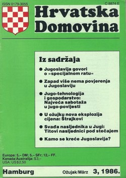Hrvatska domovina 3/1986