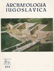 Archaeologia Iugoslavica XVI/1975