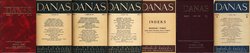 Danas 1-4/1934 + index (luksuzni uvez u koži)