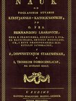Nauk od poglavitih stvarih kerstjansko-katolicsanskih (pretisak iz 1798)