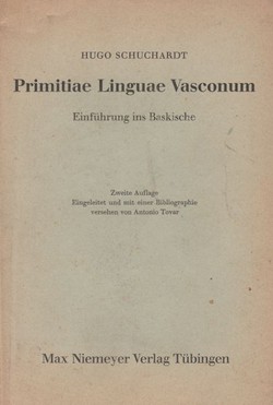 Primitiae Linguae Vasconum. Einfuhrung ins Baskische (2.Aufl.)
