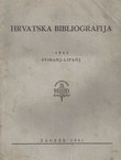 Hrvatska bibliografija 1941 svibanj-lipanj