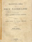 Historija srednjega vijeka za narod hrvatski i srpski I. Rimski svijet na domaku propasti i varvari