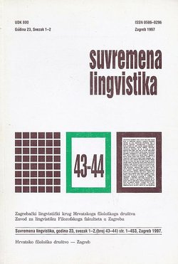 Suvremena lingvistika 43-44/1997