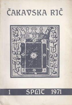 Čakavska rič 1/1971