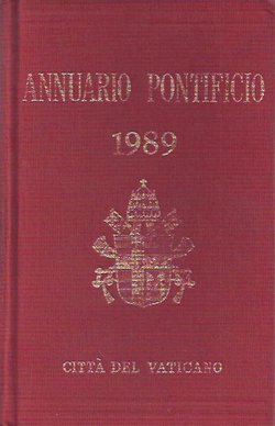 Annuario pontificio 1989