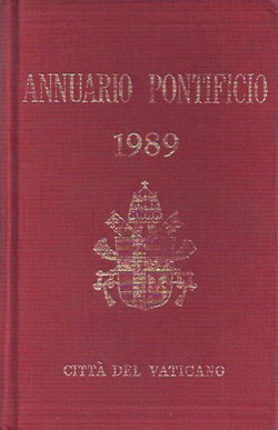 Annuario pontificio 1989