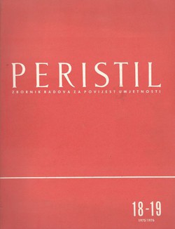 Peristil. Zbornik radova za povijest umjetnosti 18-19/1975-76