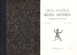 Živa antika X/1-2/1960