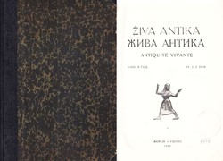 Živa antika X/1-2/1960