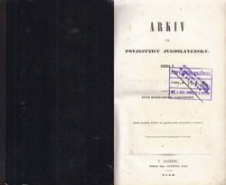 Arkiv za povjestnicu jugoslavensku V/1859