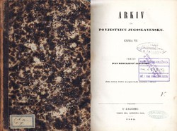 Arkiv za povjestnicu jugoslavensku VII/1863