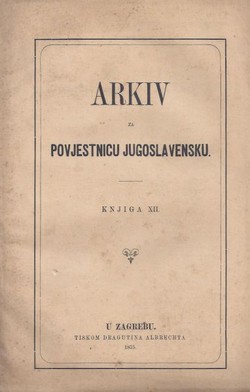 Arkiv za povjestnicu jugoslavensku XIII/1875
