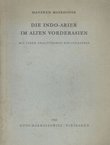 Die Indo-Arier im alten Vorderasien. Mit einer analytischen Bibliographie