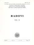 Radovi Zavoda za hrvatsku povijest 24/1991