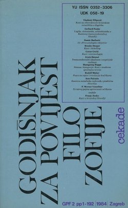 Godišnjak za povijest filozofije 2/1984